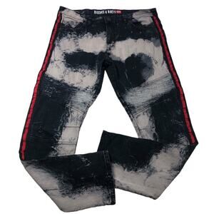 Stitches & Rivets tie dye jeans 38x32